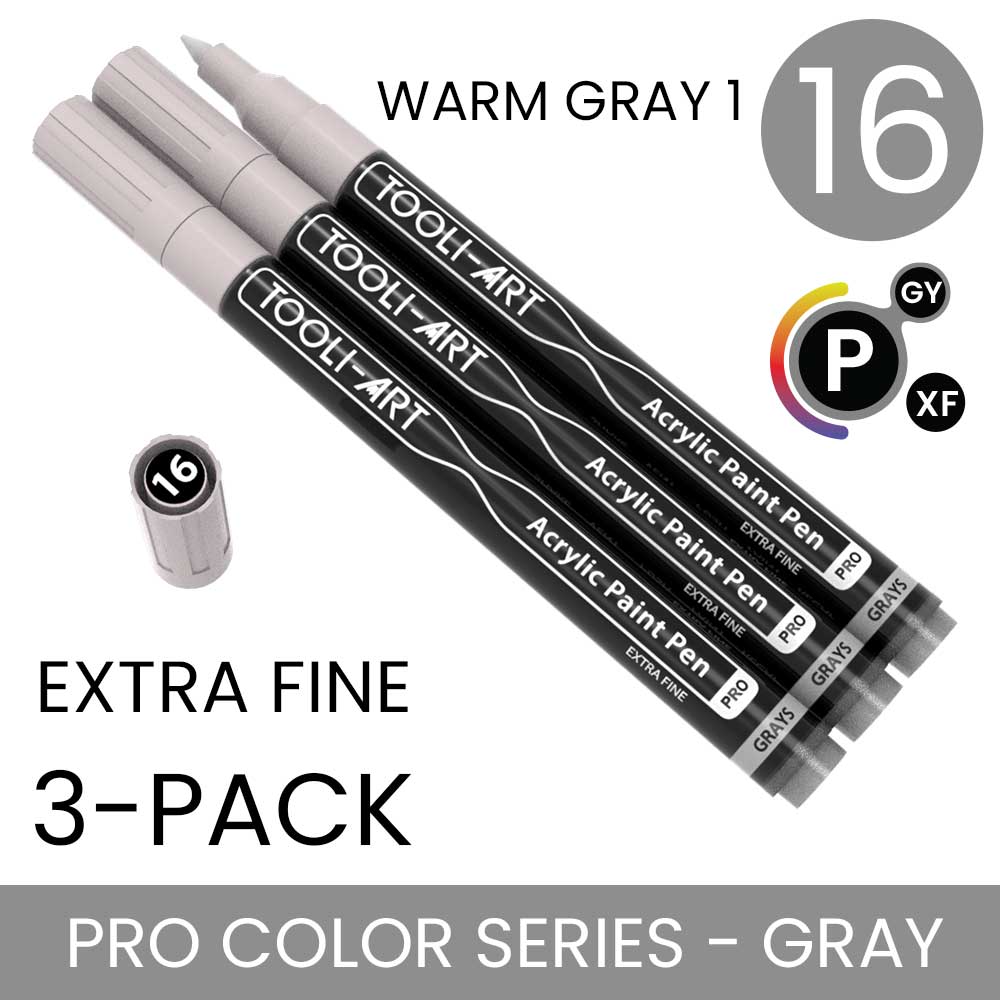 PRO COLOR SERIES - GRAY - EXTRA-FINE: 3-Pack, Your Choice of Any 1 Color