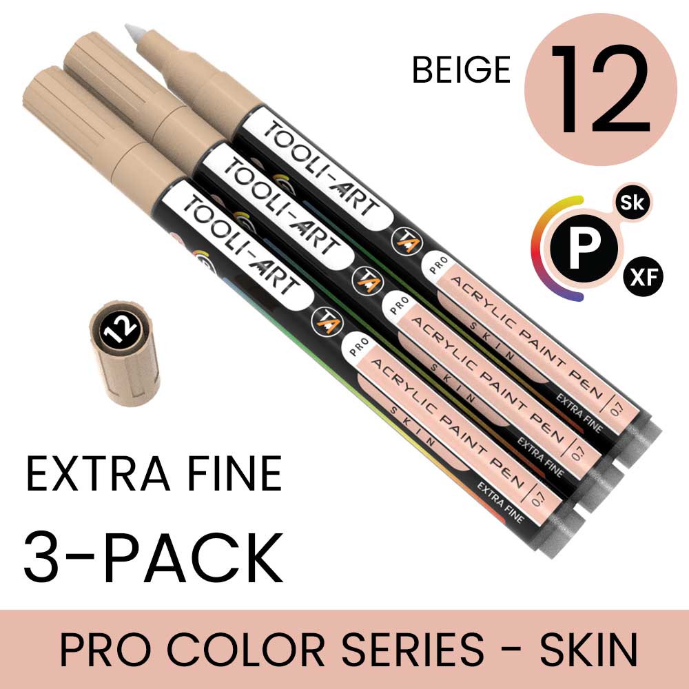 PRO COLOR SERIES - SKIN - EXTRA-FINE: 3-Pack, Your Choice of Any 1 Color