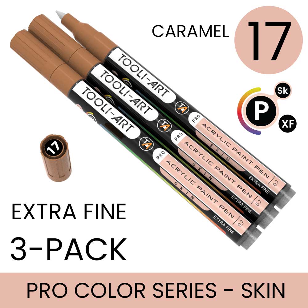 PRO COLOR SERIES - SKIN - EXTRA-FINE: 3-Pack, Your Choice of Any 1 Color