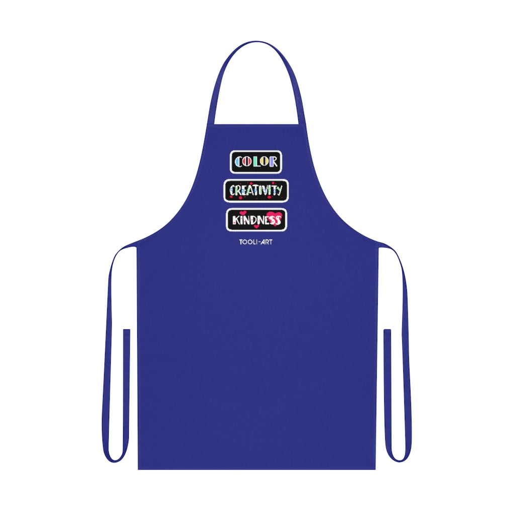 Tooli-Art Cotton Apron - COLOR CREATIVITY KINDNESS