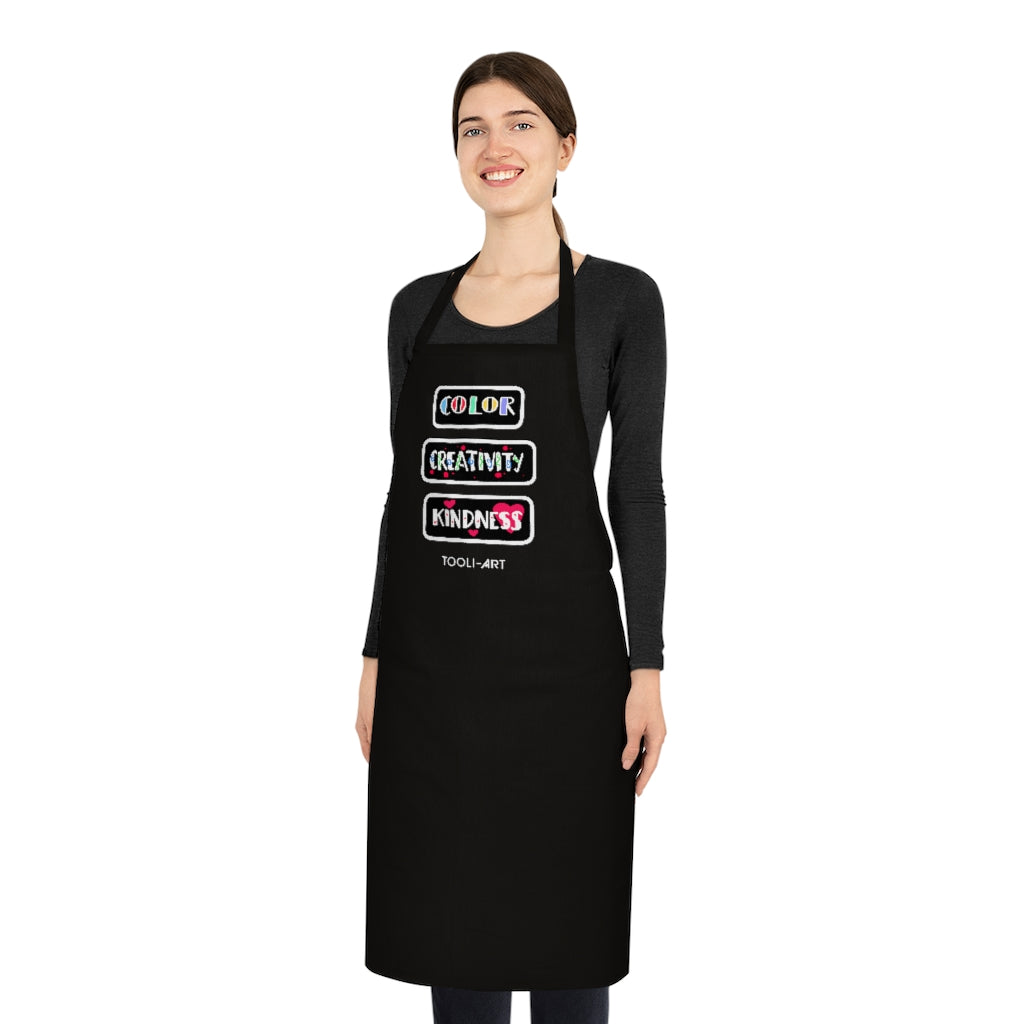 Tooli-Art Cotton Apron - COLOR CREATIVITY KINDNESS