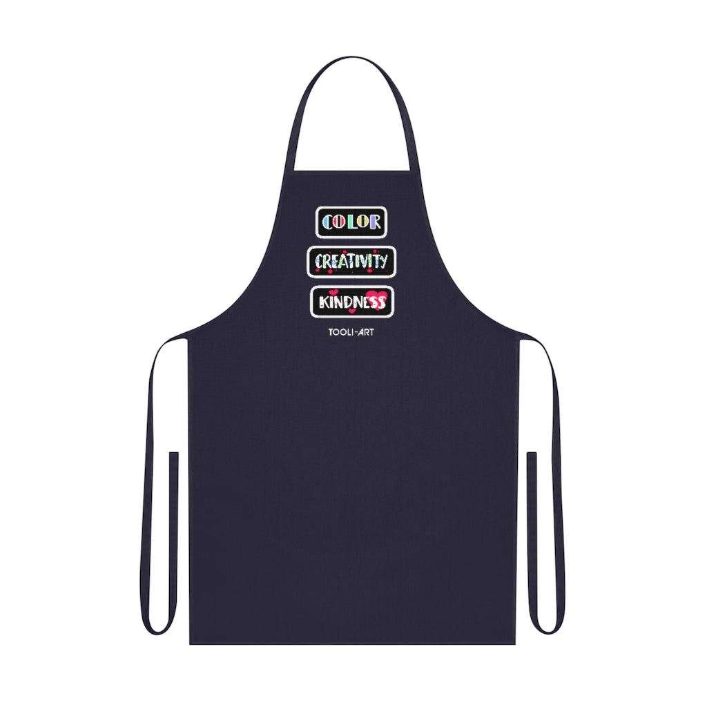 Tooli-Art Cotton Apron - COLOR CREATIVITY KINDNESS