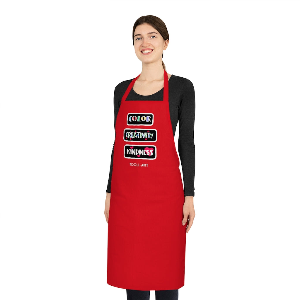 Tooli-Art Cotton Apron - COLOR CREATIVITY KINDNESS