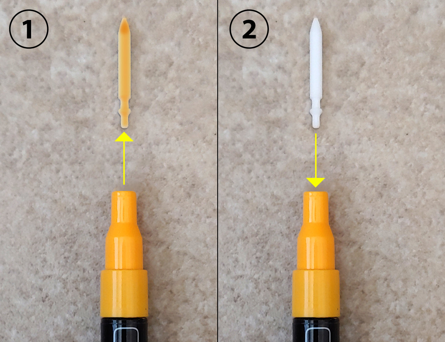 10 Replacement Nibs For Tooli-Art EXTRA-FINE Paint Pens - 0.7MM