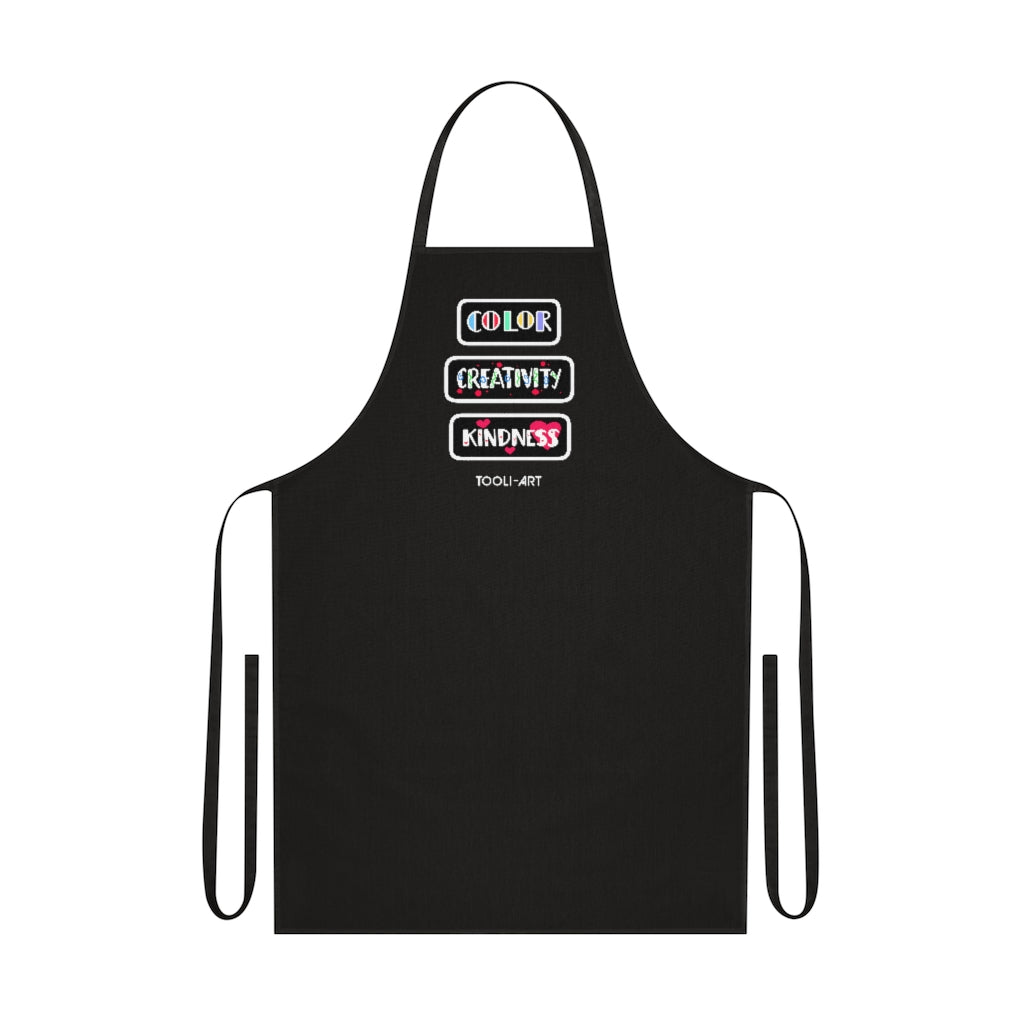 Tooli-Art Cotton Apron - COLOR CREATIVITY KINDNESS