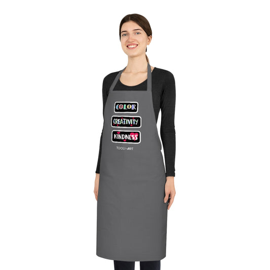 Tooli-Art Cotton Apron - COLOR CREATIVITY KINDNESS