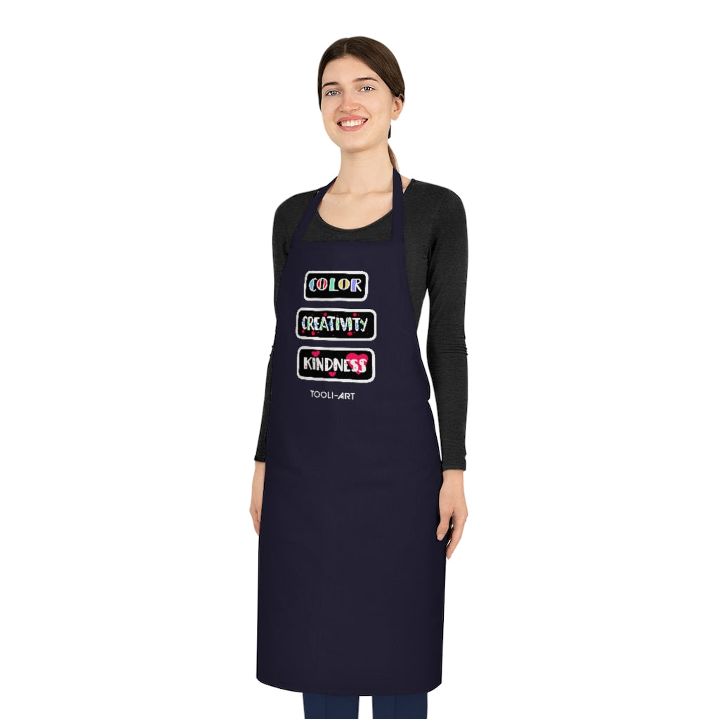 Tooli-Art Cotton Apron - COLOR CREATIVITY KINDNESS