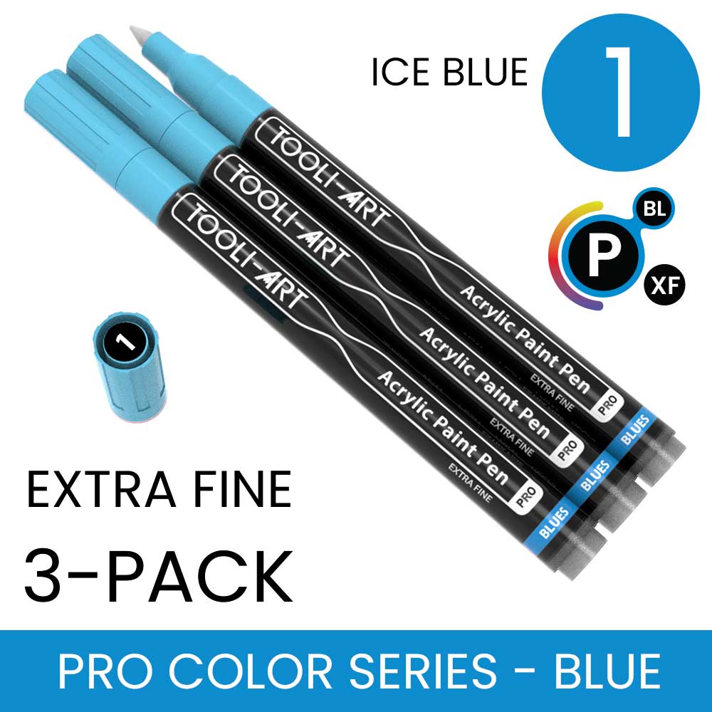 PRO COLOR SERIES - BLUE - EXTRA-FINE: 3-Pack, Your Choice of Any 1 Color