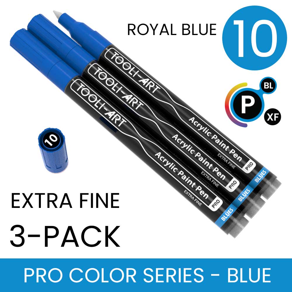 PRO COLOR SERIES - BLUE - EXTRA-FINE: 3-Pack, Your Choice of Any 1 Color