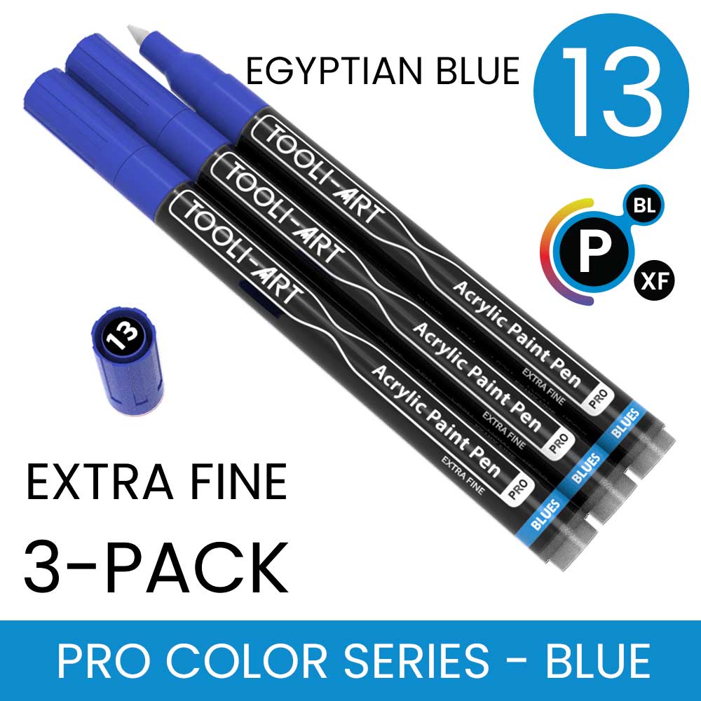 PRO COLOR SERIES - BLUE - EXTRA-FINE: 3-Pack, Your Choice of Any 1 Color