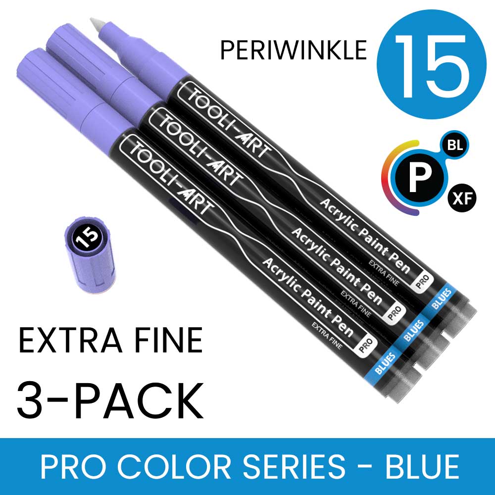 PRO COLOR SERIES - BLUE - EXTRA-FINE: 3-Pack, Your Choice of Any 1 Color