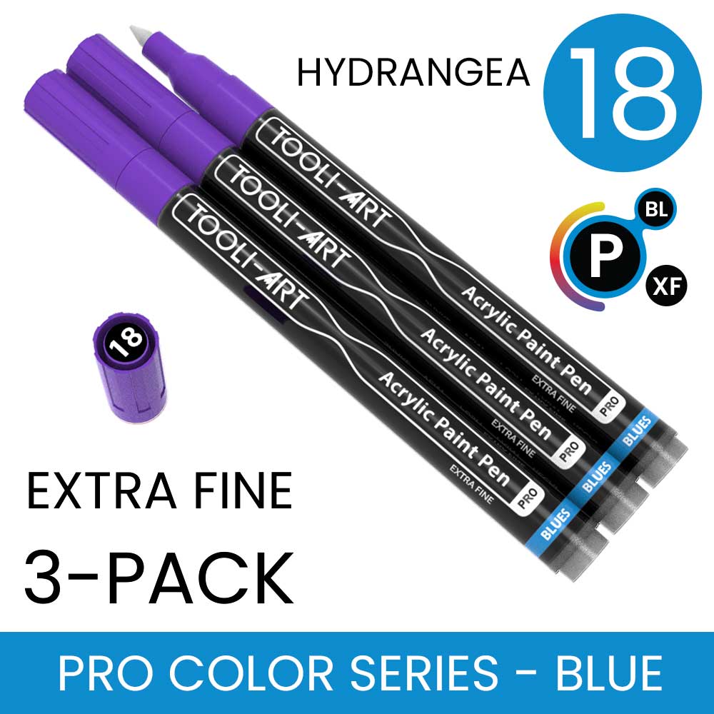 PRO COLOR SERIES - BLUE - EXTRA-FINE: 3-Pack, Your Choice of Any 1 Color