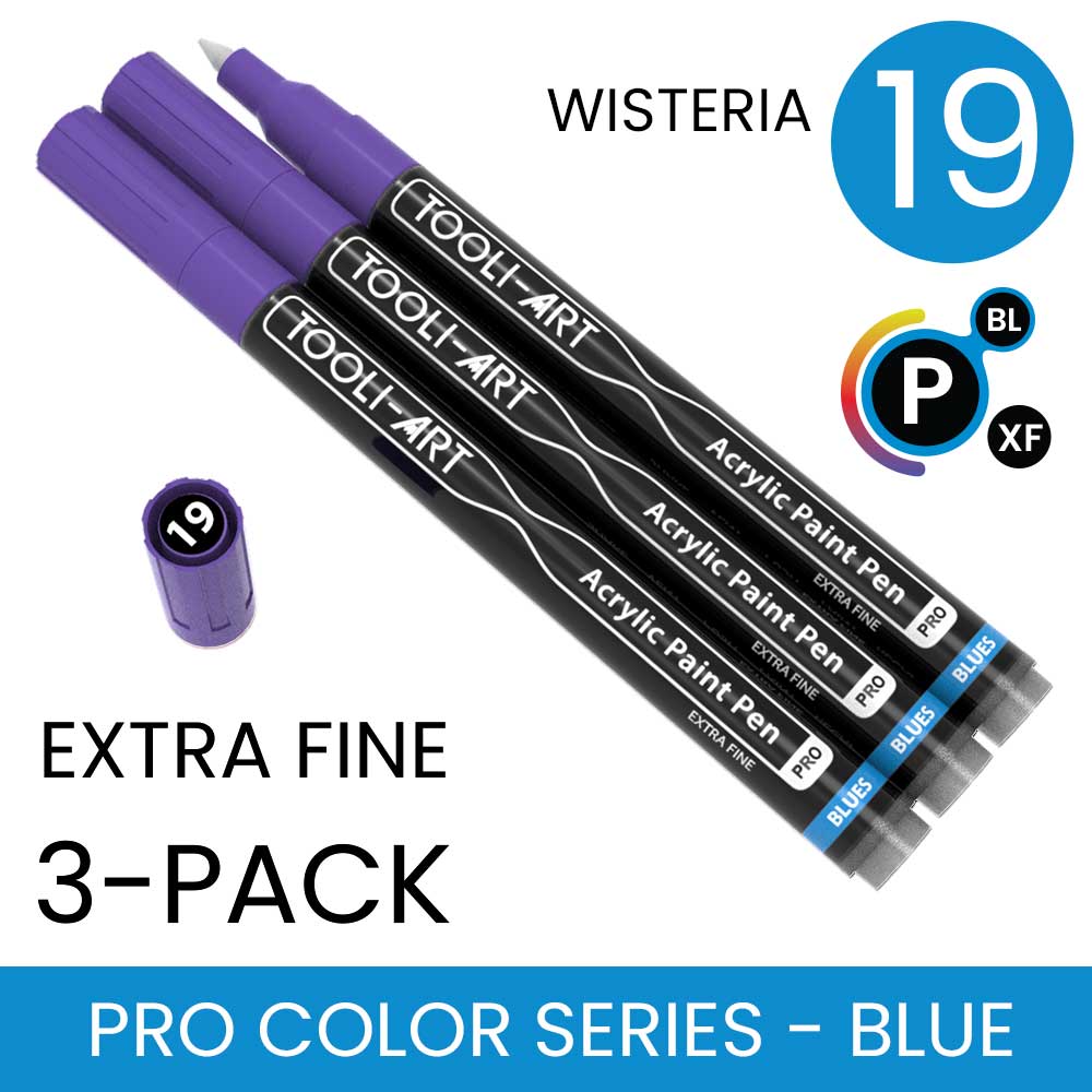PRO COLOR SERIES - BLUE - EXTRA-FINE: 3-Pack, Your Choice of Any 1 Color