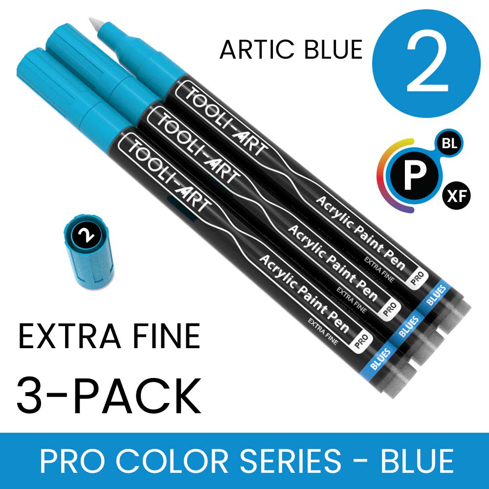 PRO COLOR SERIES - BLUE - EXTRA-FINE: 3-Pack, Your Choice of Any 1 Color