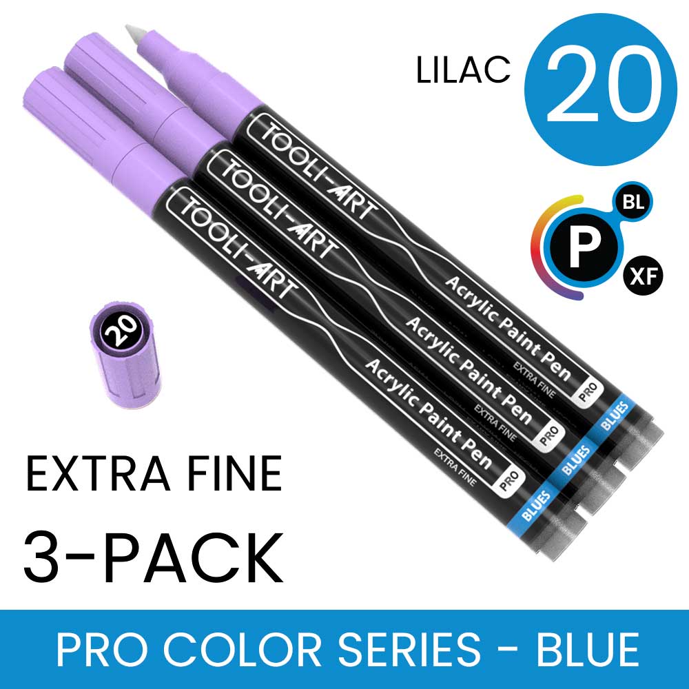 PRO COLOR SERIES - BLUE - EXTRA-FINE: 3-Pack, Your Choice of Any 1 Color