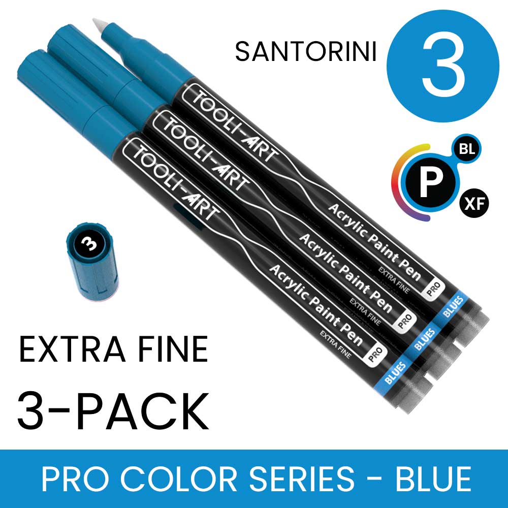 PRO COLOR SERIES - BLUE - EXTRA-FINE: 3-Pack, Your Choice of Any 1 Color