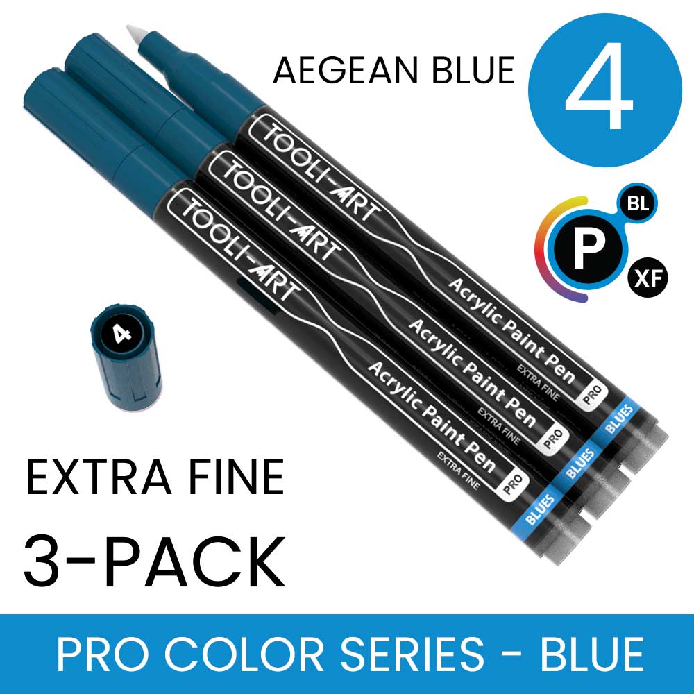 PRO COLOR SERIES - BLUE - EXTRA-FINE: 3-Pack, Your Choice of Any 1 Color