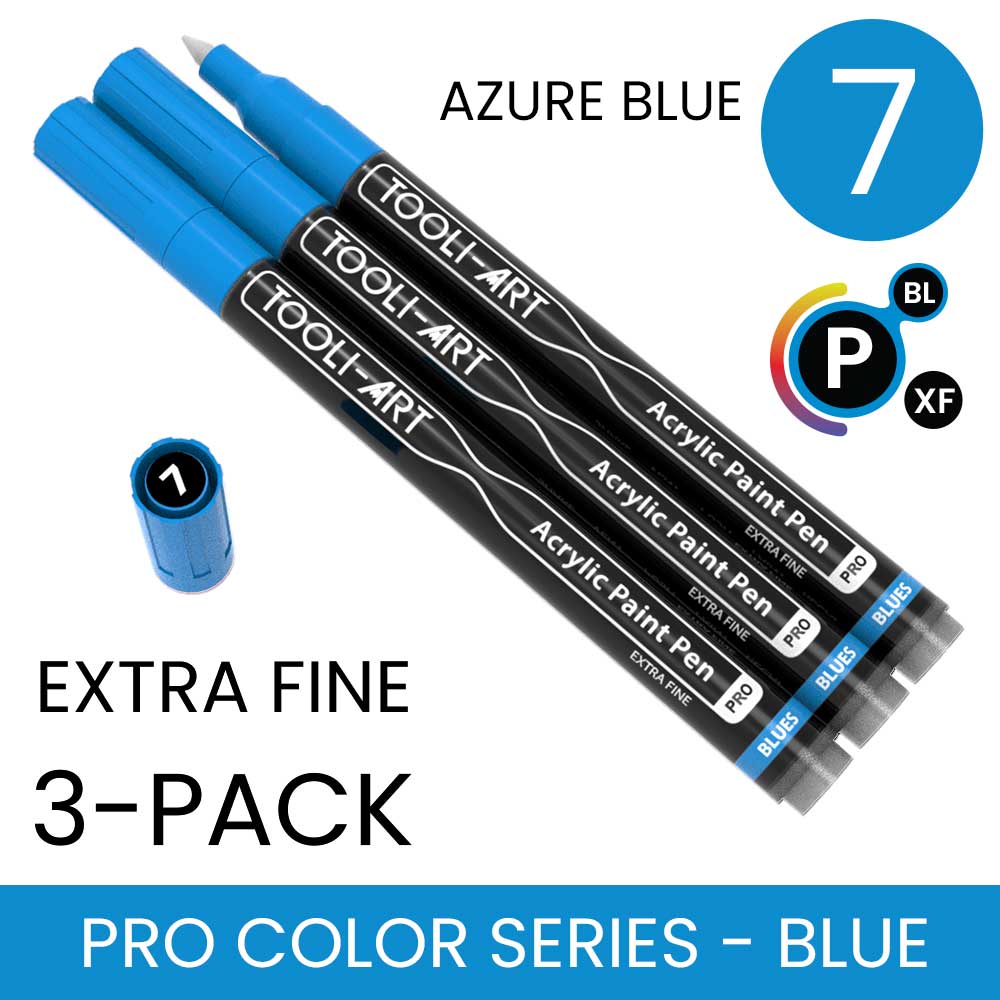 PRO COLOR SERIES - BLUE - EXTRA-FINE: 3-Pack, Your Choice of Any 1 Color