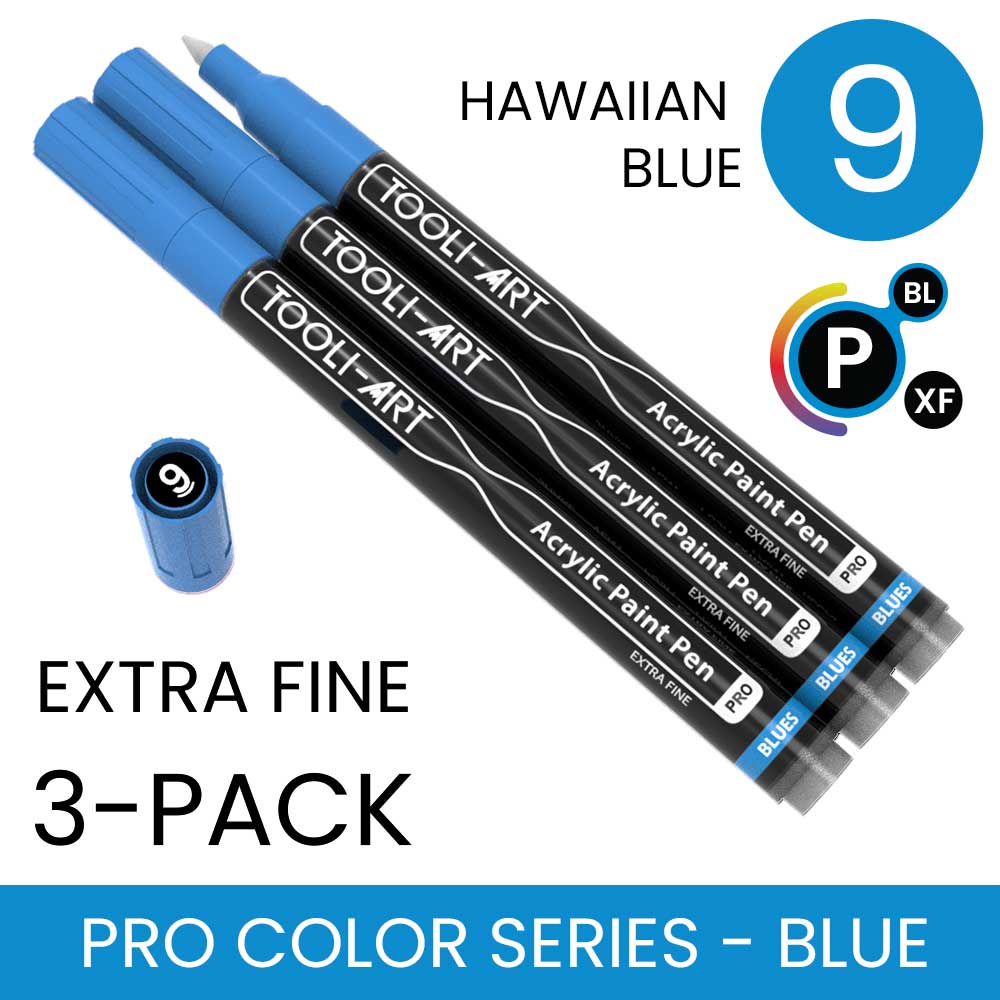 PRO COLOR SERIES - BLUE - EXTRA-FINE: 3-Pack, Your Choice of Any 1 Color