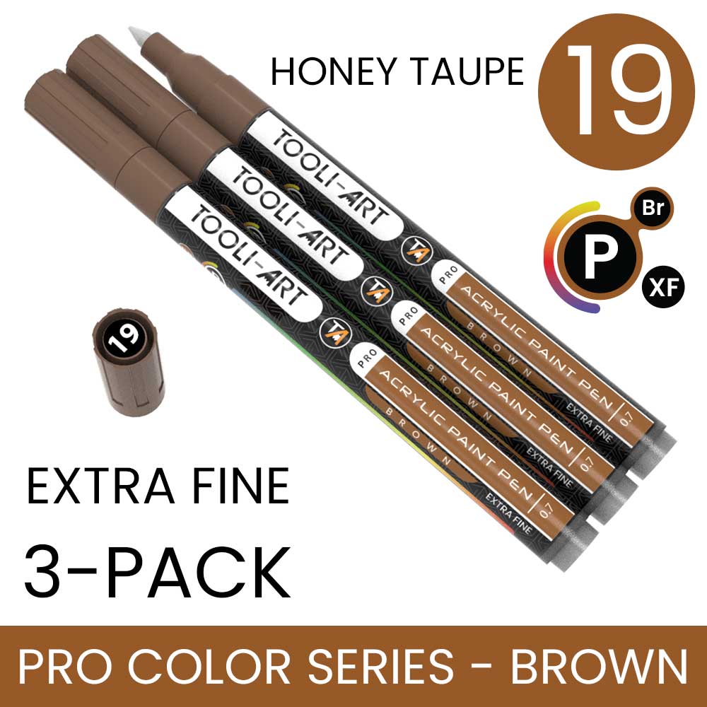 PRO COLOR SERIES - BROWN - EXTRA-FINE: 3-Pack, Your Choice of Any 1 Color