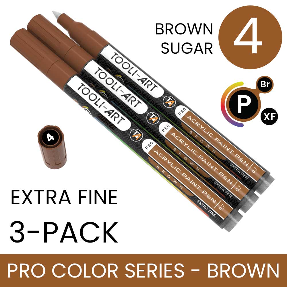 PRO COLOR SERIES - BROWN - EXTRA-FINE: 3-Pack, Your Choice of Any 1 Color