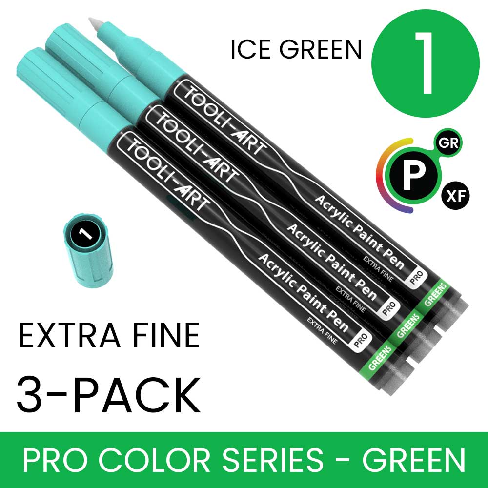 PRO COLOR SERIES - GREEN - EXTRA-FINE: 3-Pack, Your Choice of Any 1 Color