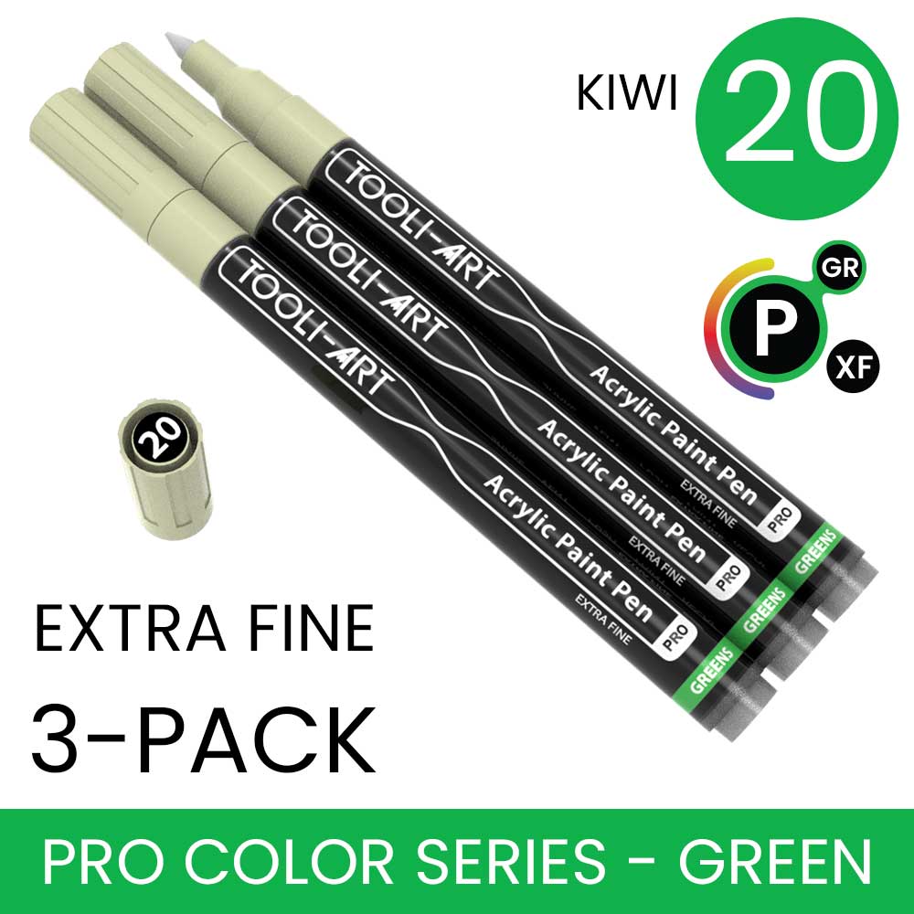 PRO COLOR SERIES - GREEN - EXTRA-FINE: 3-Pack, Your Choice of Any 1 Color