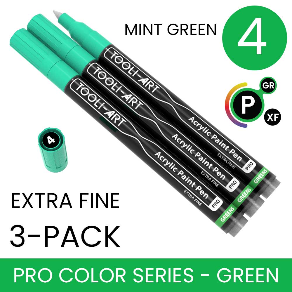 PRO COLOR SERIES - GREEN - EXTRA-FINE: 3-Pack, Your Choice of Any 1 Color