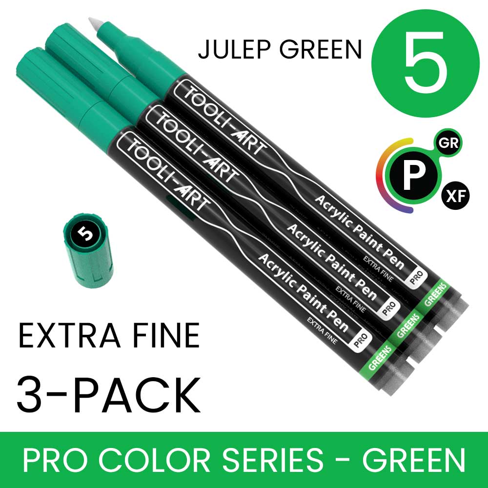 PRO COLOR SERIES - GREEN - EXTRA-FINE: 3-Pack, Your Choice of Any 1 Color