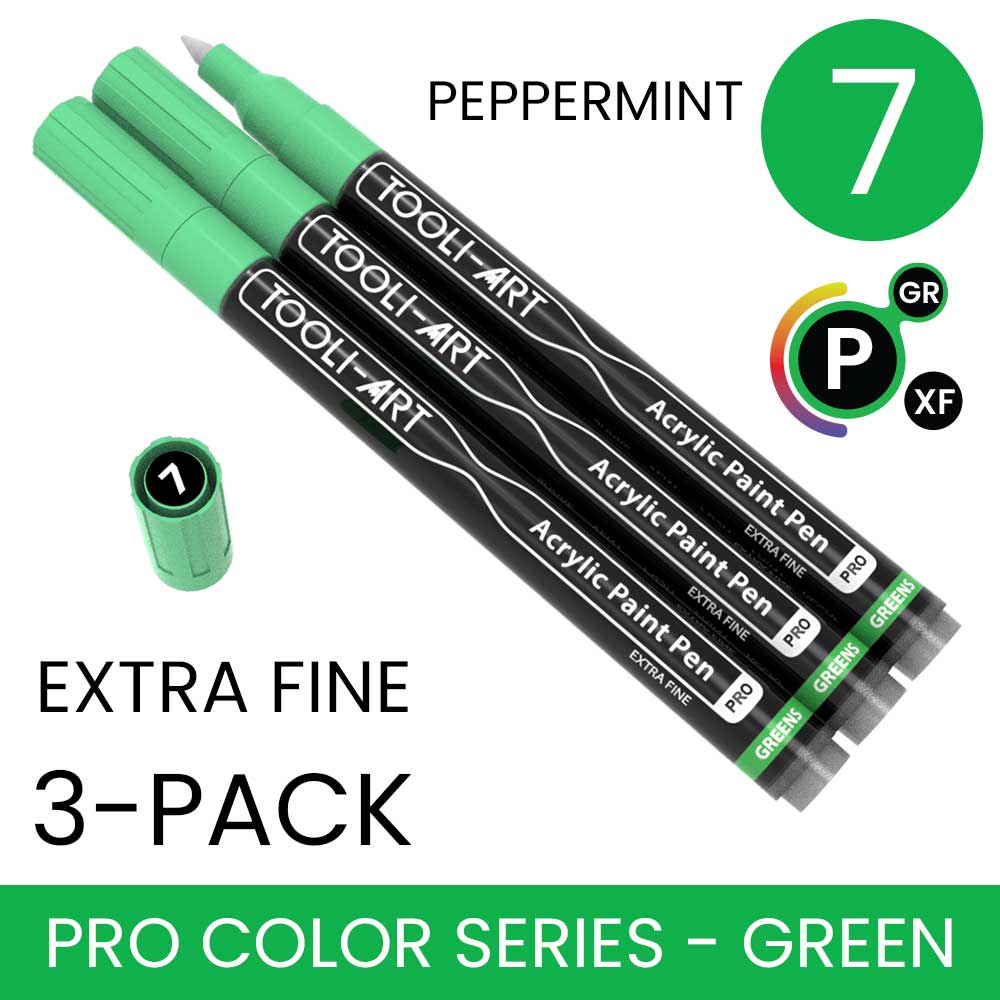 PRO COLOR SERIES - GREEN - EXTRA-FINE: 3-Pack, Your Choice of Any 1 Color