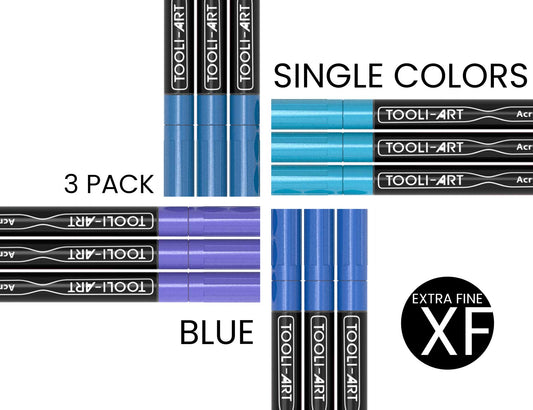 PRO COLOR SERIES - BLUE - EXTRA-FINE: 3-Pack, Your Choice of Any 1 Color
