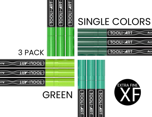 PRO COLOR SERIES - GREEN - EXTRA-FINE: 3-Pack, Your Choice of Any 1 Color