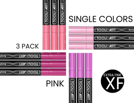 PRO COLOR SERIES - PINK - EXTRA-FINE: 3-Pack, Your Choice of Any 1 Color