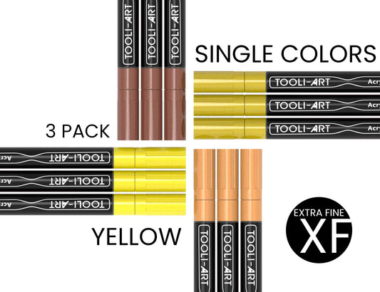 PRO COLOR SERIES - YELLOW - EXTRA-FINE: 3-Pack, Your Choice of Any 1 Color