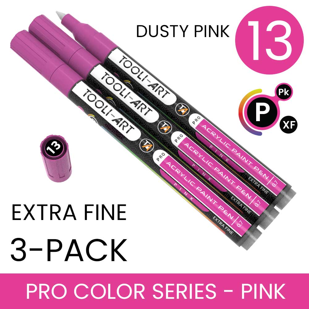PRO COLOR SERIES - PINK - EXTRA-FINE: 3-Pack, Your Choice of Any 1 Color