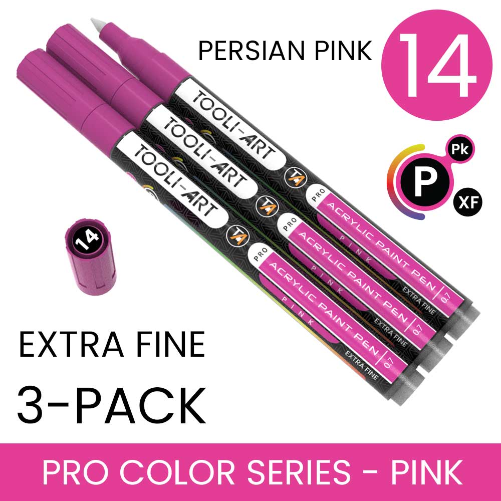 PRO COLOR SERIES - PINK - EXTRA-FINE: 3-Pack, Your Choice of Any 1 Color
