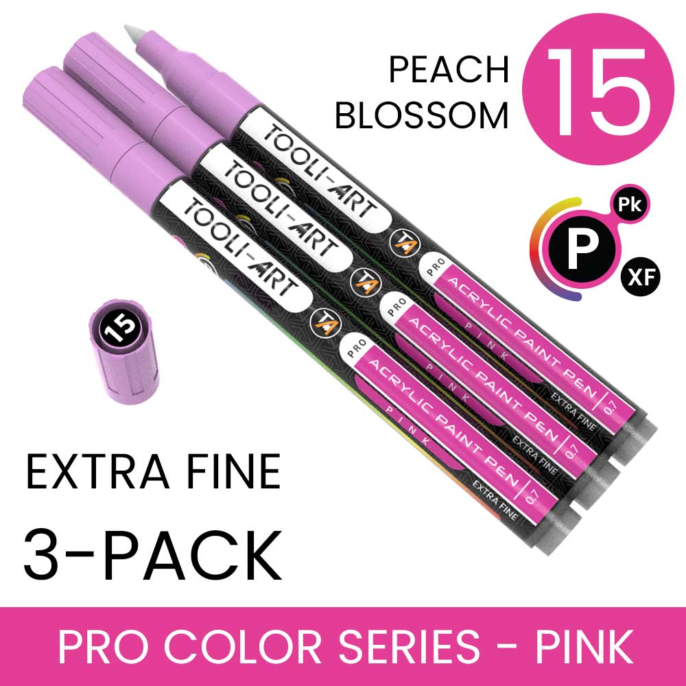 PRO COLOR SERIES - PINK - EXTRA-FINE: 3-Pack, Your Choice of Any 1 Color