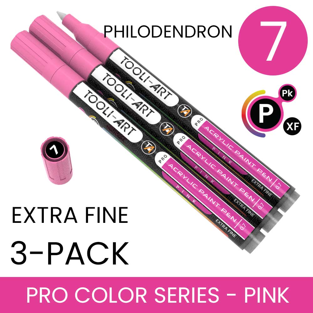 PRO COLOR SERIES - PINK - EXTRA-FINE: 3-Pack, Your Choice of Any 1 Color