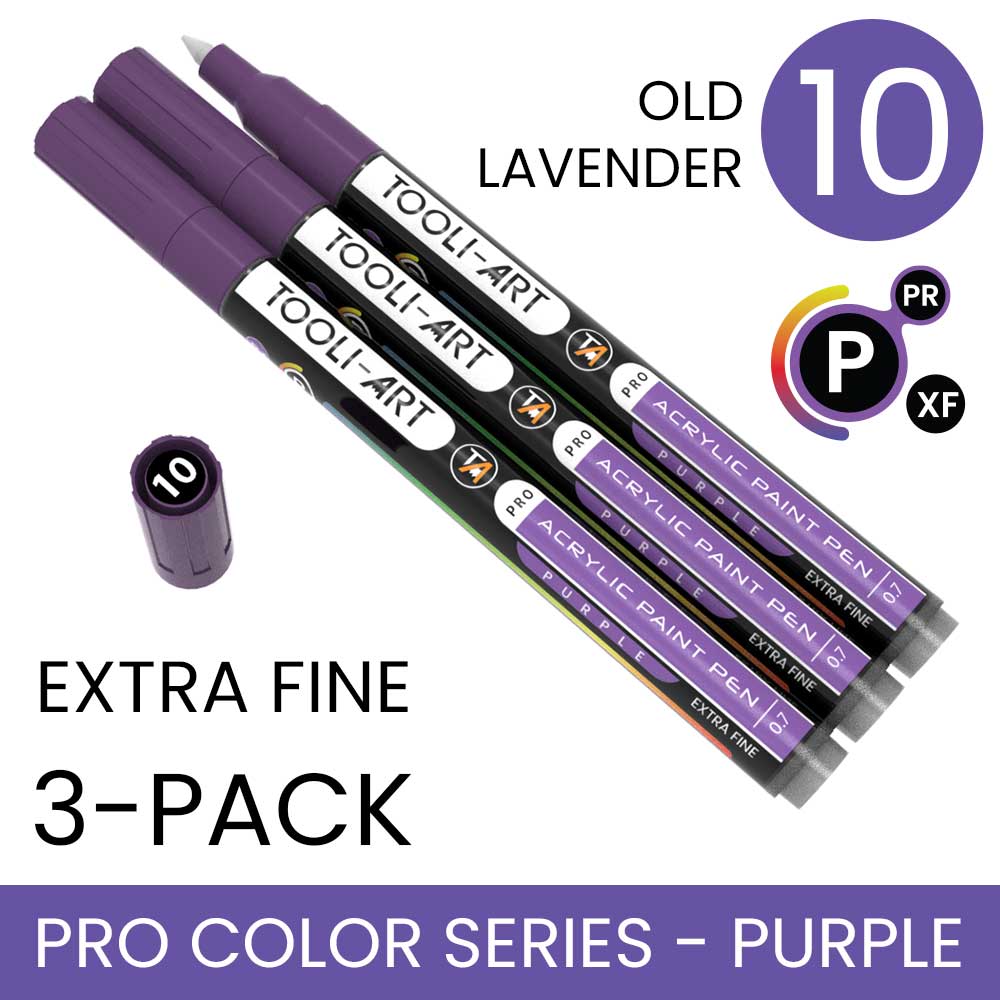 PRO COLOR SERIES - PURPLE - EXTRA-FINE: 3-Pack, Your Choice of Any 1 Color