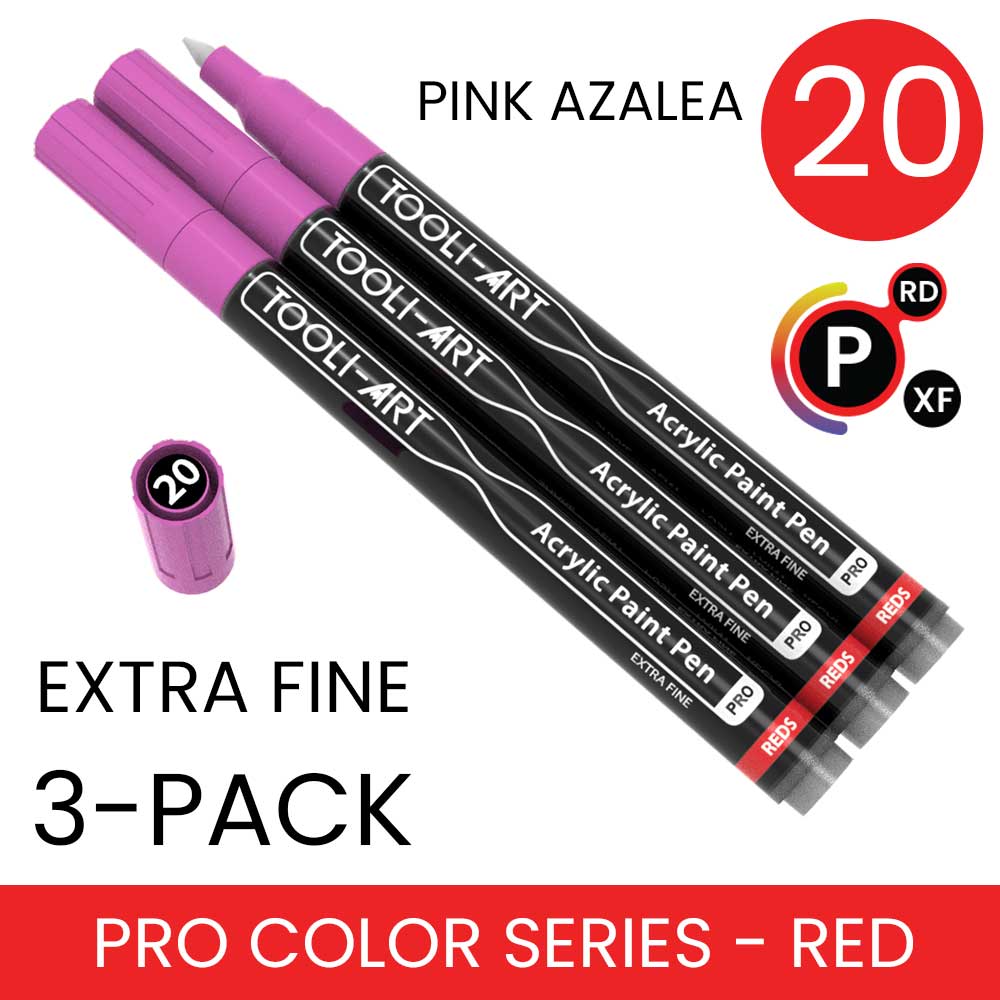 PRO COLOR SERIES - RED - EXTRA-FINE: 3-Pack, Your Choice of Any 1 Color