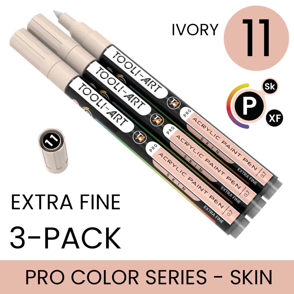 PRO COLOR SERIES - SKIN - EXTRA-FINE: 3-Pack, Your Choice of Any 1 Color