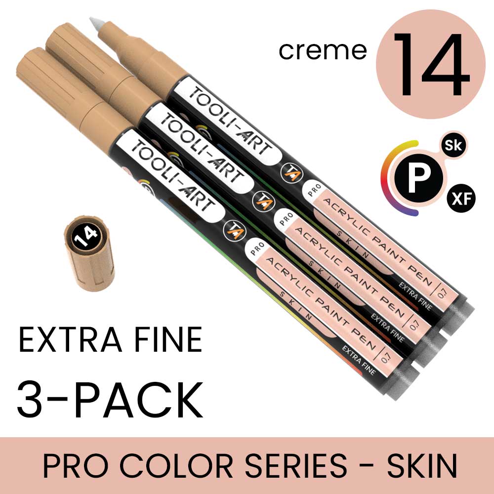 PRO COLOR SERIES - SKIN - EXTRA-FINE: 3-Pack, Your Choice of Any 1 Color