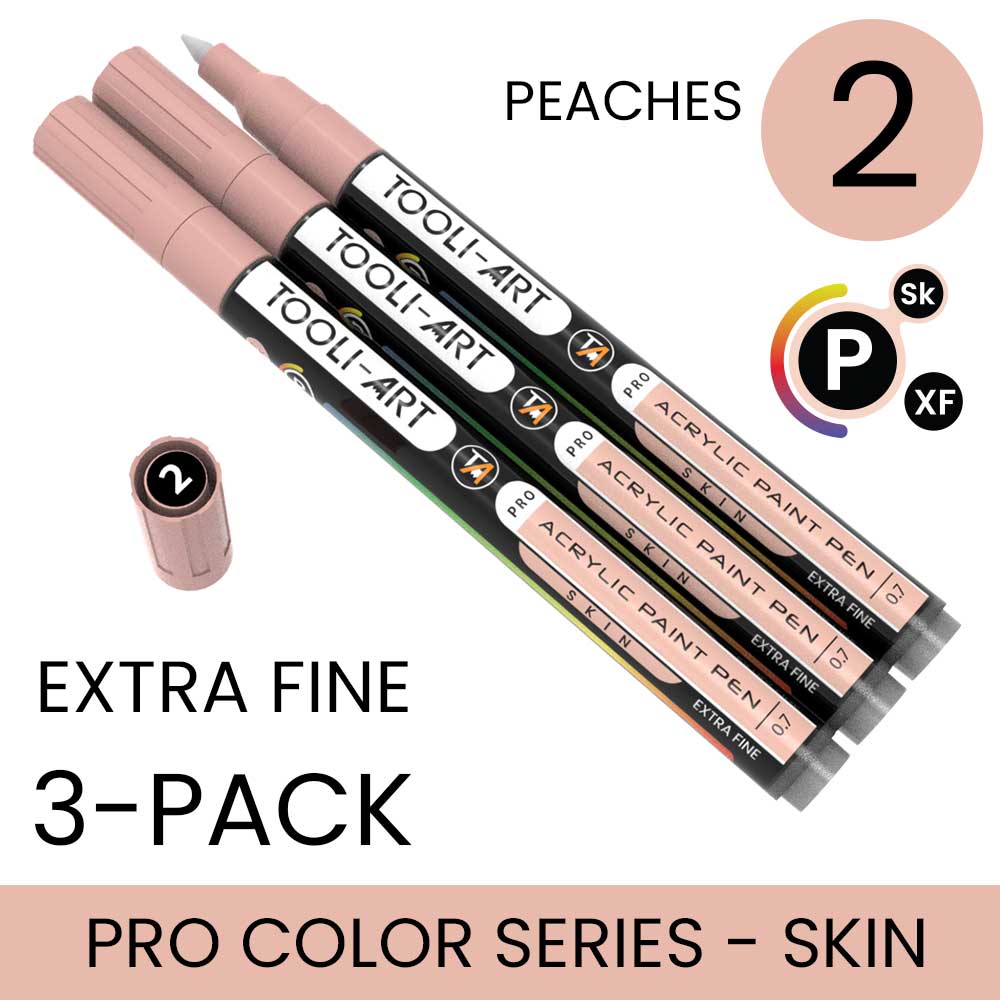 PRO COLOR SERIES - SKIN - EXTRA-FINE: 3-Pack, Your Choice of Any 1 Color