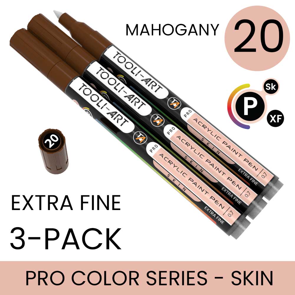PRO COLOR SERIES - SKIN - EXTRA-FINE: 3-Pack, Your Choice of Any 1 Color