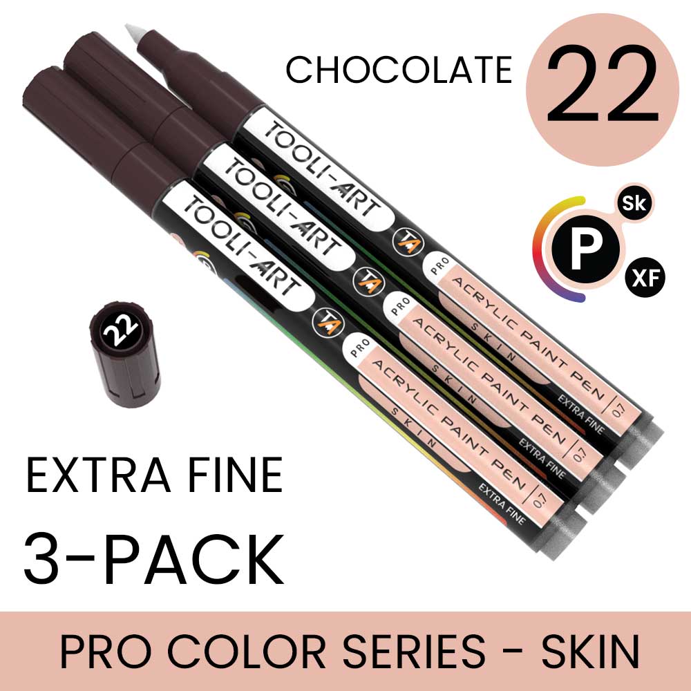 PRO COLOR SERIES - SKIN - EXTRA-FINE: 3-Pack, Your Choice of Any 1 Color