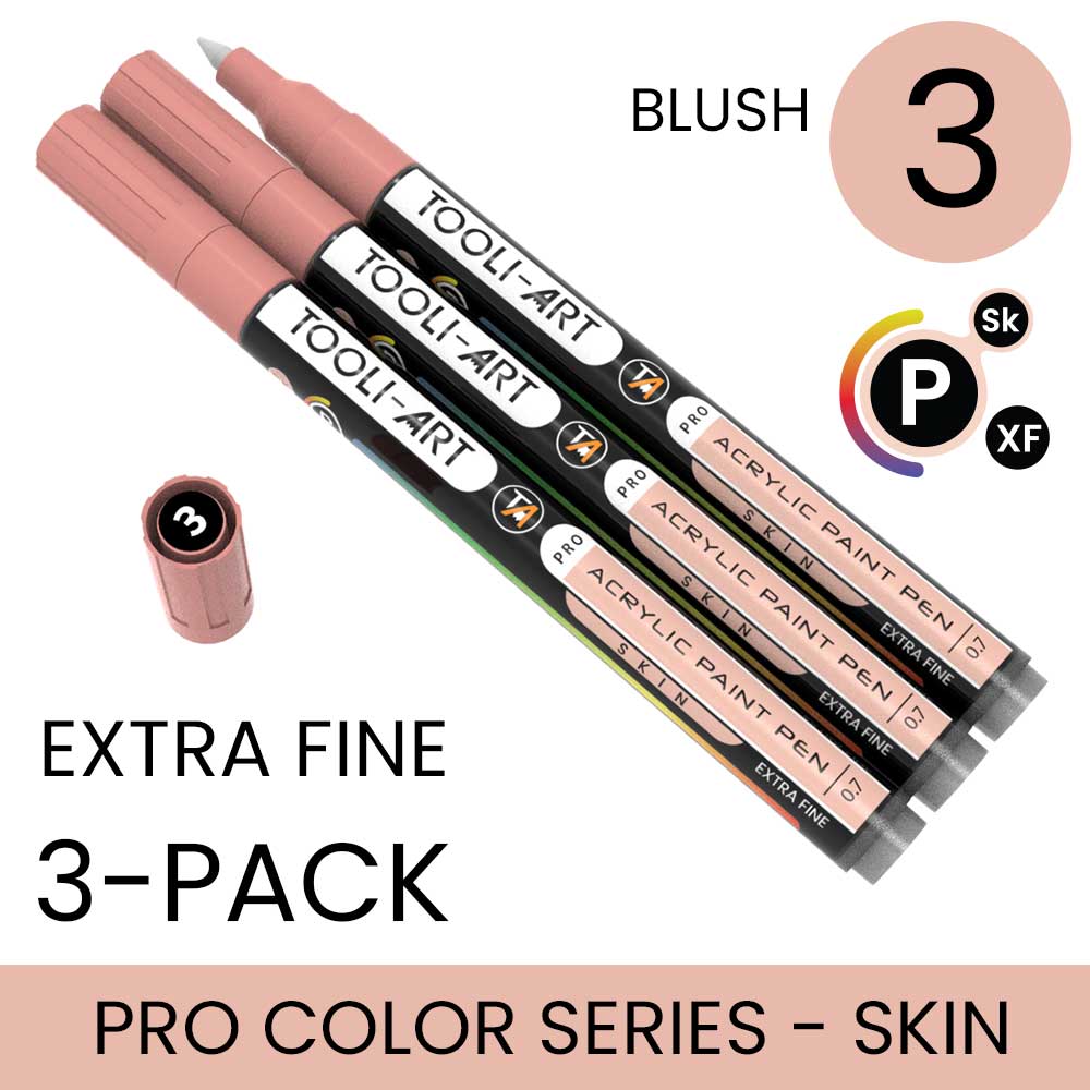PRO COLOR SERIES - SKIN - EXTRA-FINE: 3-Pack, Your Choice of Any 1 Color