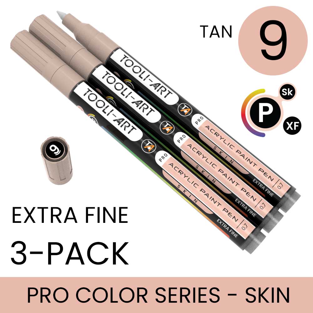 PRO COLOR SERIES - SKIN - EXTRA-FINE: 3-Pack, Your Choice of Any 1 Color