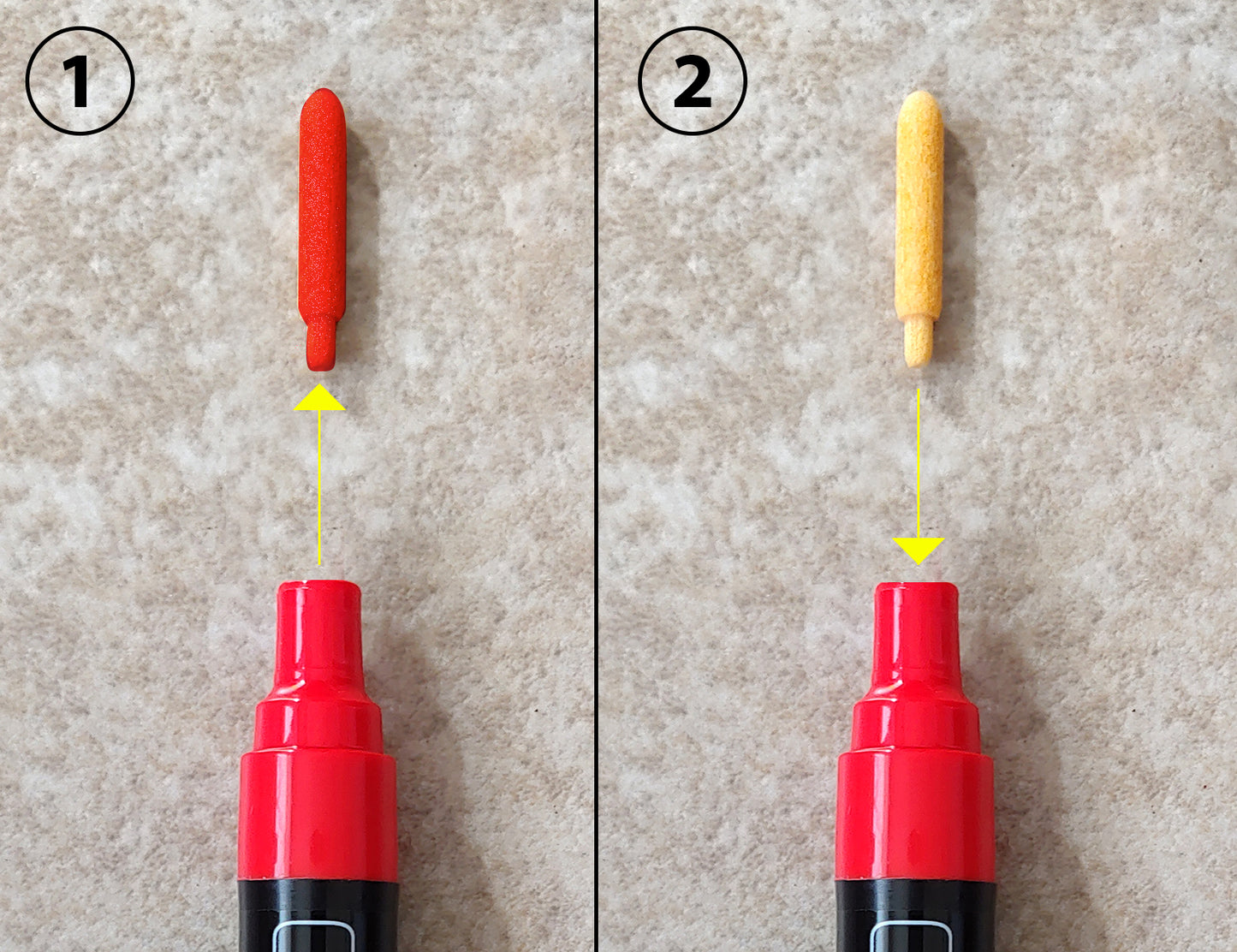 10 Replacement ROUND Fiber Nibs For Tooli-Art Medium Paint Pens - 3.0MM